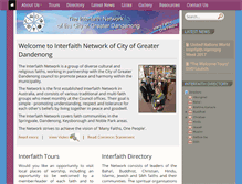Tablet Screenshot of interfaithnetwork.org.au